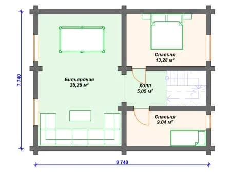 Проект дома ДО-030 (129.27 кв.м) Проект дома ДО-030 (129.27 кв.м)
