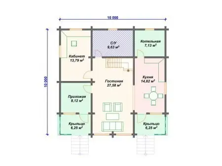 Проект дома ДС-020 (182.36 кв.м) Проект дома ДС-020 (182.36 кв.м)