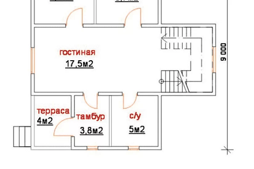 Дом 8,5х9 К2П13 Дом 8,5х9 К2П13