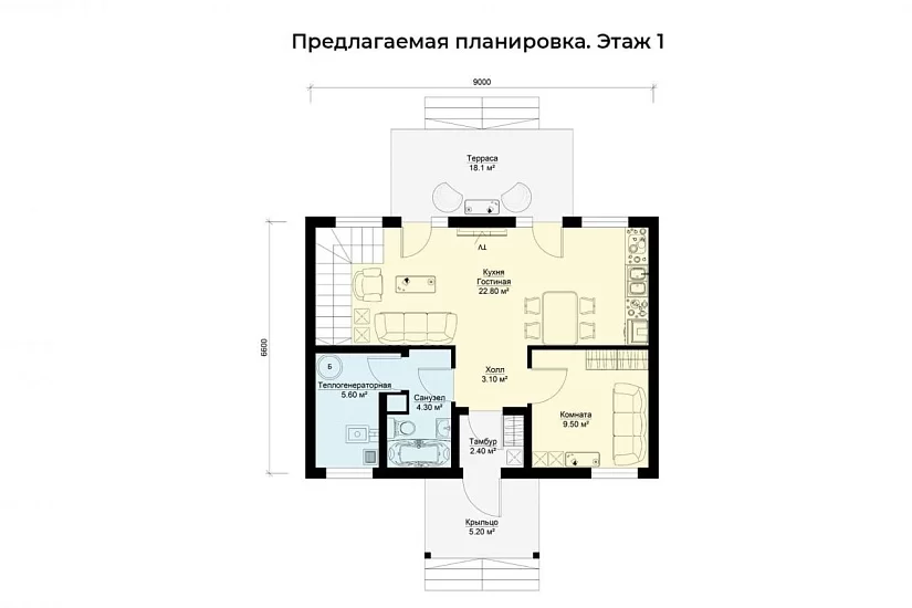 Дом КП 106.7 кв.м Дом КП 106.7 кв.м