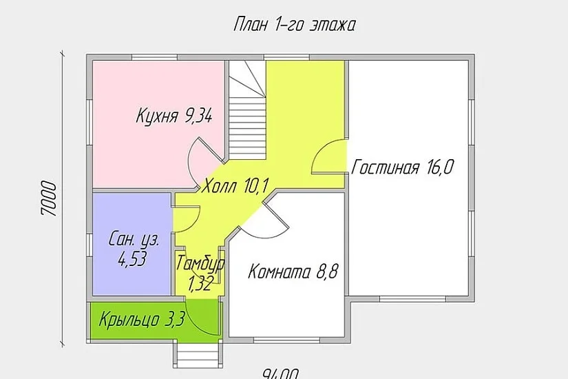 Классик 3БК-204 7.0х9.4 м Классик 3БК-204 7.0х9.4 м