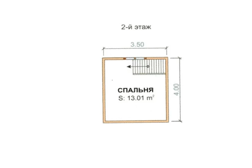 Каркасный дом 4*5 К1П4 Каркасный дом 4*5 К1П4