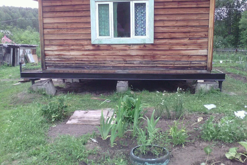Реконструкция фундамента дома 6х6 м Реконструкция фундамента дома 6х6 м