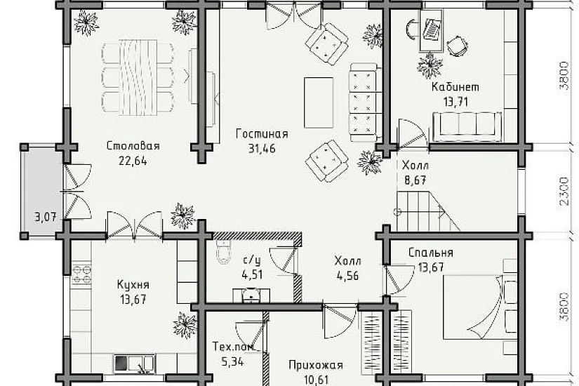 Династия 282 м2 Династия 282 м2