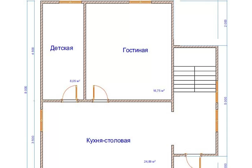 Дом из бруса №24 Дом из бруса №24