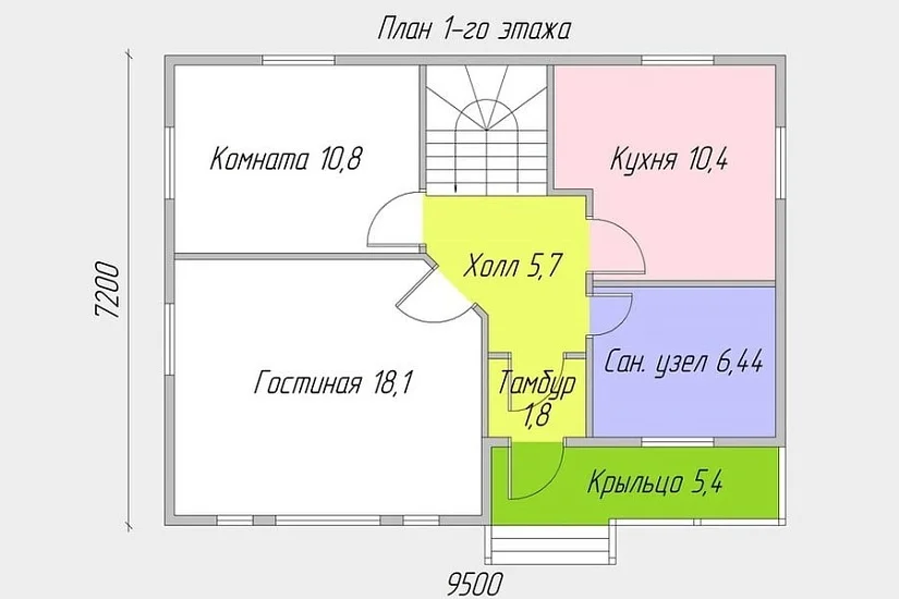 Норвег Д-1К 7.2х9.5 м Норвег Д-1К 7.2х9.5 м