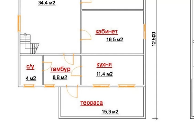 Дом 10х12,5 К2П12 Дом 10х12,5 К2П12