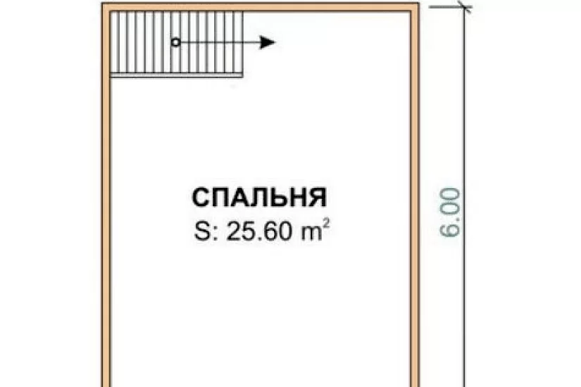 Каркасный дом 6х6 К1П14 Каркасный дом 6х6 К1П14