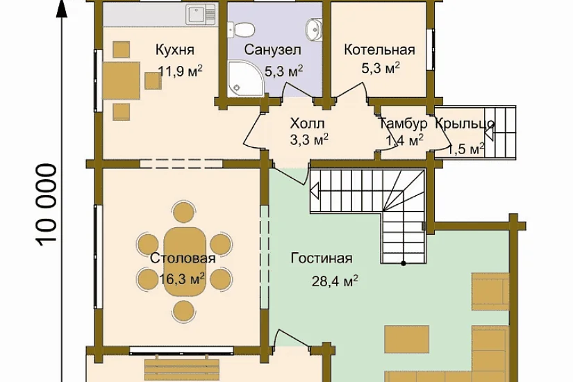 Проект дома "Владимир" Проект дома "Владимир"