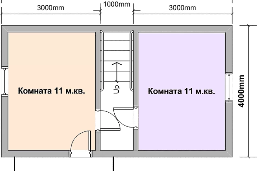 Дом 7х7 с эркером Дом 7х7 с эркером