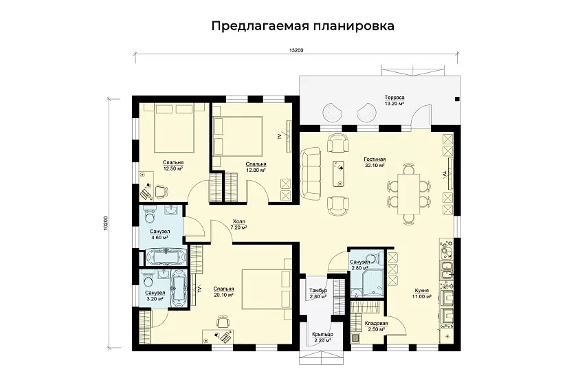 Дом ГБ 127,2 кв.м Дом ГБ 127,2 кв.м