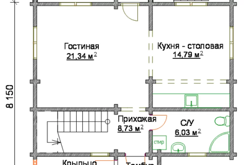 Дом КБ - 118,5 Дом КБ - 118,5