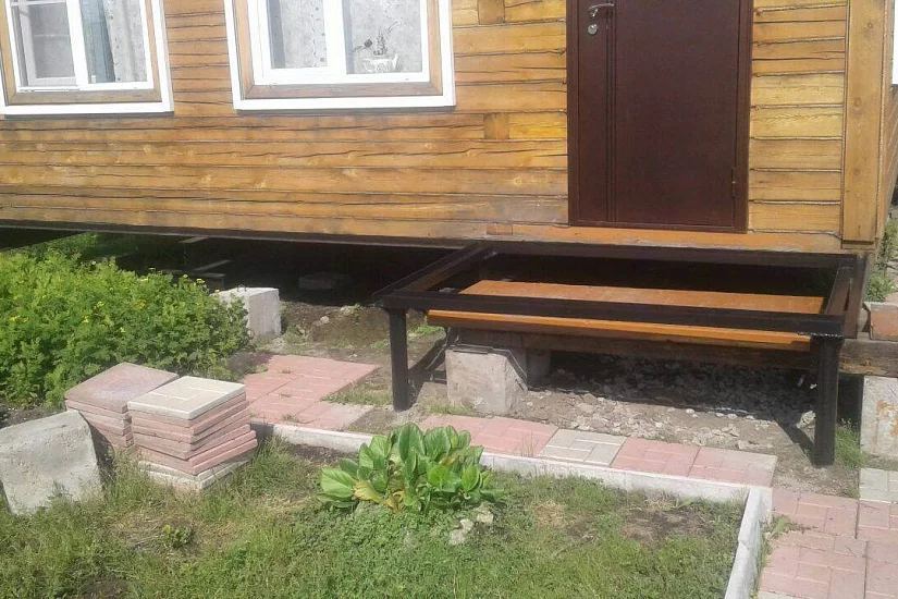 Реконструкция фундамента дома 5,8х6 м Реконструкция фундамента дома 5,8х6 м