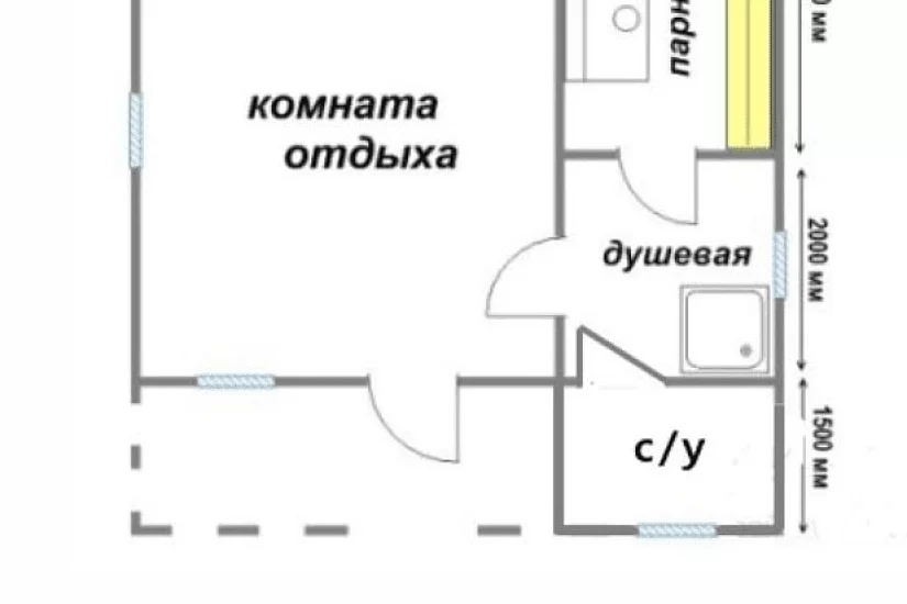 Баня 6х6 К2П7 Баня 6х6 К2П7
