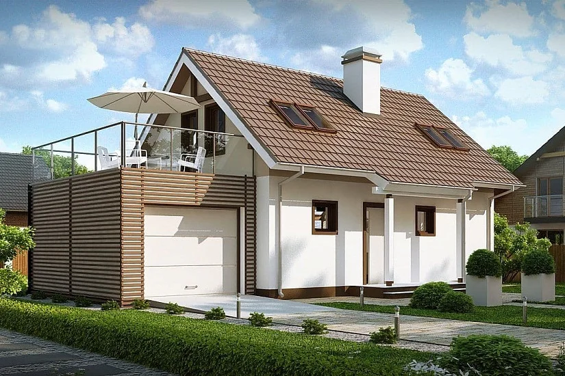 Каркасный дом КД-128 Каркасный дом КД-128