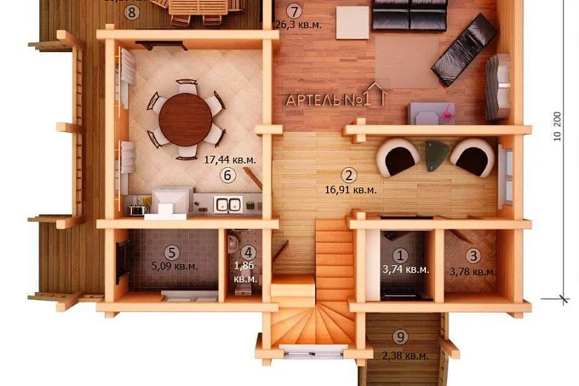 ПРОЕКТ: ДОМ СКАЗКА 178 ПРОЕКТ: ДОМ СКАЗКА 178