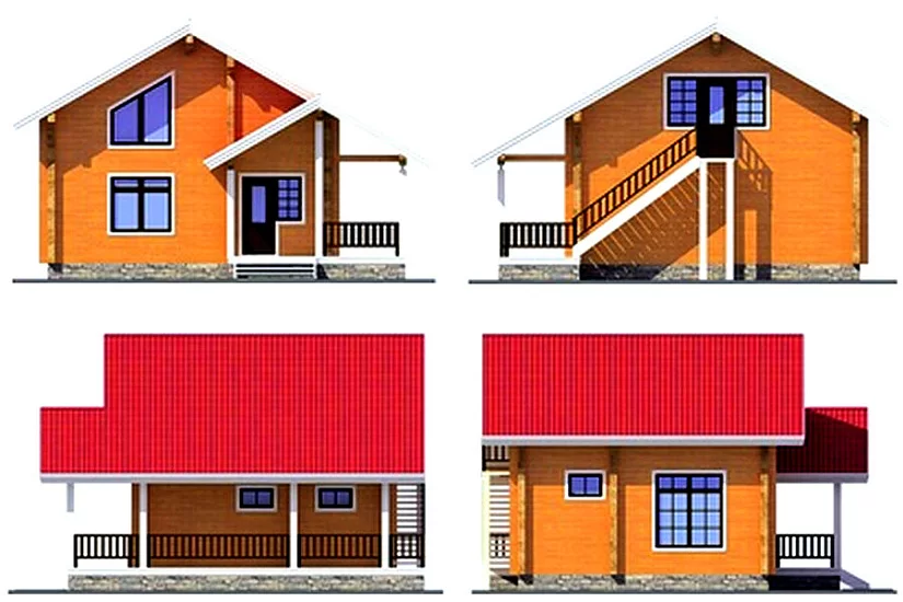 Проект бани 90м² Проект бани 90м²