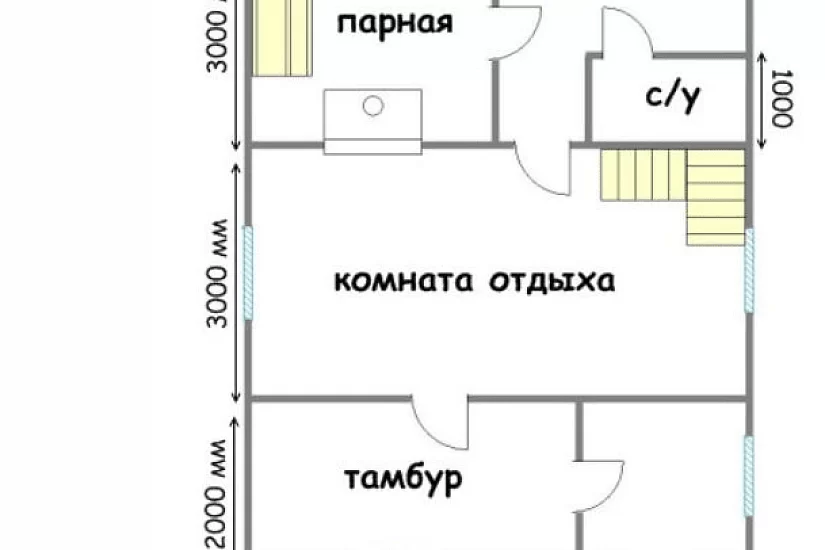 Баня 6Х8 К2П6 Баня 6Х8 К2П6