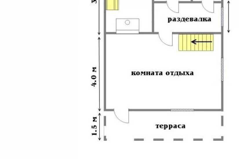 Баня 6х9 К2П8 Баня 6х9 К2П8