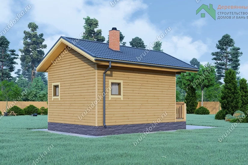 Баня 6х5 из бруса Баня 6х5 из бруса