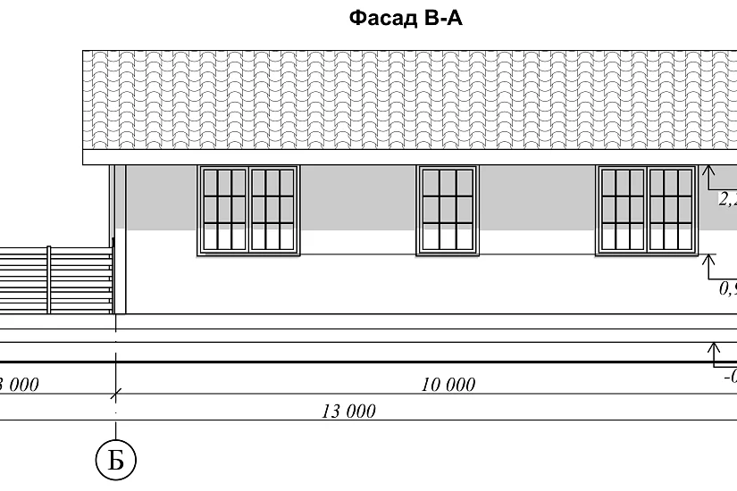Жилой дом-каркас-1эт-9000х13000мм-АР Жилой дом-каркас-1эт-9000х13000мм-АР