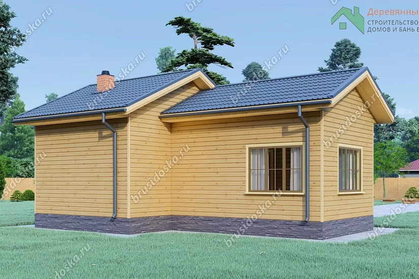 Баня 6х10 из бруса Баня 6х10 из бруса