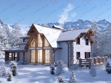 Проект дома К-093 (404.89 кв.м) Проект дома К-093 (404.89 кв.м)