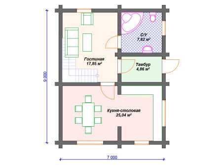 Проект дома ДО-060 (108.23 кв.м) Проект дома ДО-060 (108.23 кв.м)