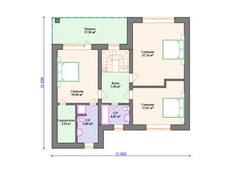 Проект дома К-163 (246.63 кв.м) Проект дома К-163 (246.63 кв.м)