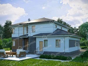 Проект дома К-240 (256.49 кв.м) Проект дома К-240 (256.49 кв.м)