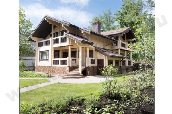 Дом из клееного бруса БД-135-1-248 Дом из клееного бруса БД-135-1-248