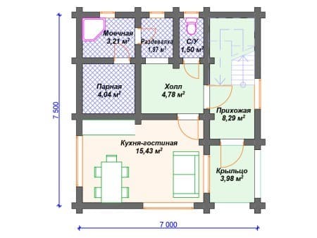 Проект дома ДО-047 (84.33 кв.м) Проект дома ДО-047 (84.33 кв.м)