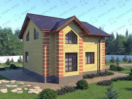 Проект дома К-102 (119.77 кв.м) Проект дома К-102 (119.77 кв.м)