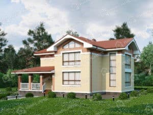 Проект дома К-219 (260.55 кв.м) Проект дома К-219 (260.55 кв.м)