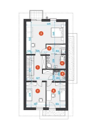 Проект дома из сип панелей Современный Проект дома из сип панелей Современный