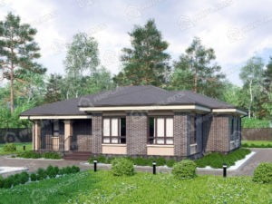 Проект дома К-241 (107.68 кв.м) Проект дома К-241 (107.68 кв.м)