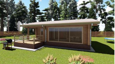 проект дома из бруса №947 проект дома из бруса №947