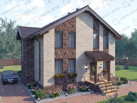 Проект дома К-091 (168.83 кв.м) Проект дома К-091 (168.83 кв.м)