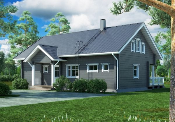 Дом из бруса Затон 142 Дом из бруса Затон 142