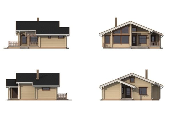 Дом из бруса Оренбург 80 Дом из бруса Оренбург 80