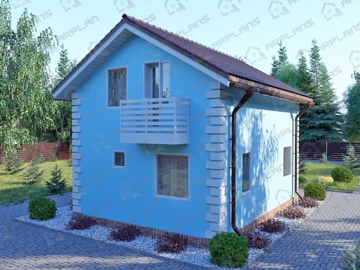 Проект дома К-125 (71.23 кв.м) Проект дома К-125 (71.23 кв.м)