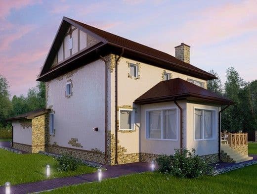 Каркасный дом КД-255 Каркасный дом КД-255