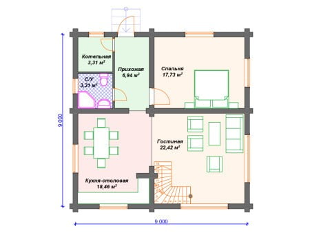 Проект дома ДО-065 (125.44 кв.м) Проект дома ДО-065 (125.44 кв.м)
