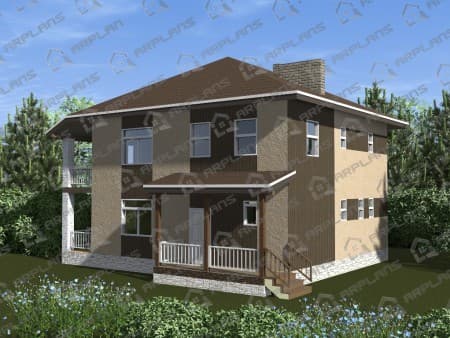 Проект дома К-073 (184.45 кв.м) Проект дома К-073 (184.45 кв.м)