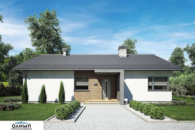 Проект дома из газобетона Юбилейный Проект дома из газобетона Юбилейный