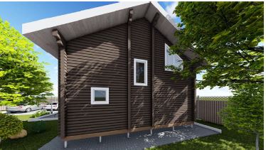 Проект дома из бруса №929 Проект дома из бруса №929