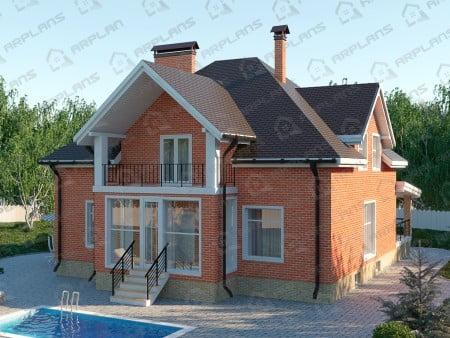 Проект дома К-104 (312.33 кв.м) Проект дома К-104 (312.33 кв.м)