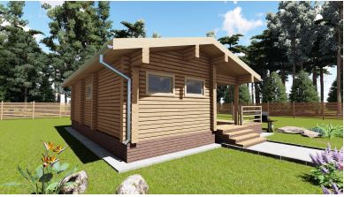 проект дома из бруса №947 проект дома из бруса №947