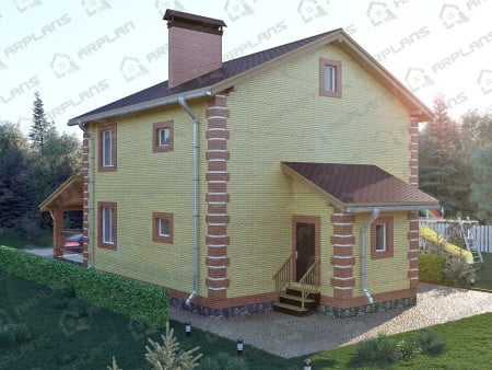 Проект дома К-097 (195.13 кв.м) Проект дома К-097 (195.13 кв.м)