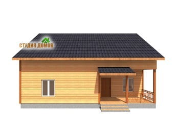 Жилой дом из бруса №6 9x12 м Жилой дом из бруса №6 9x12 м